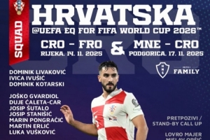 克羅地亞名單：莫德里奇領(lǐng)銜，格瓦迪奧爾、佩里西奇在列