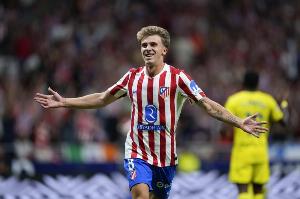 很穩(wěn)！馬競隊(duì)史首次連續(xù)14場西甲率先破門，取得9勝4平1負(fù)