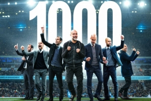 已是傳奇！瓜迪奧拉今日迎執(zhí)教生涯1000場(chǎng)，前999場(chǎng)715勝奪39冠