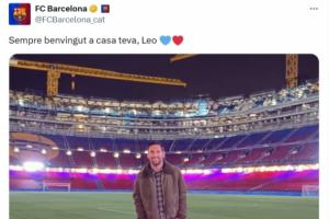 真不知情？巴薩官推曬的照片是從梅西ins下載的