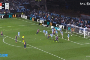 帽子戲法！拉什福德角球助攻，萊萬頭球破門！巴薩4-2塞爾塔！