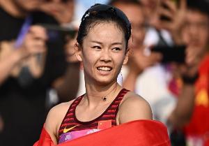 全運會田徑女子20公里競走決賽：楊家玉第二次實現(xiàn)衛(wèi)冕 獲得金牌