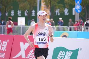 摘金！云南隊選手張俊衛(wèi)冕全運會男子20公里競走冠軍