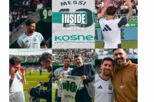 陷入瘋狂！梅西隨阿根廷在埃爾切主場訓(xùn)練，埃爾切社媒連更16條