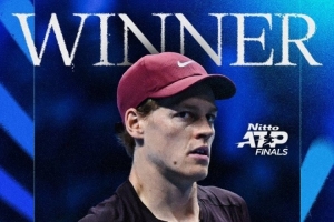 ATP年終總決賽：辛納2-0謝爾頓鎖定小組第一，半決賽將戰(zhàn)德米納爾