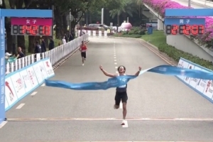 2小時12分07秒，寧夏選手何杰奪得全運會男子馬拉松金牌