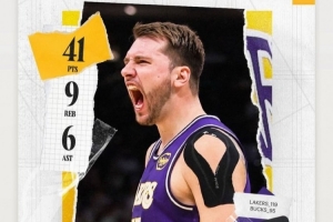 自己本場(chǎng)10中1！拉拉維亞賽后轉(zhuǎn)發(fā)東契奇海報(bào)：他挺厲害的