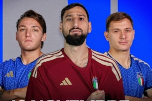 搏至無憾！意大利發(fā)布對挪威海報：多納魯馬、巴雷拉、雷特吉出鏡