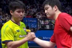 林詩(shī)棟不敵樊振東獲男單亞軍，是其個(gè)人全運(yùn)會(huì)首枚獎(jiǎng)牌