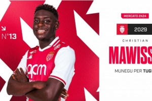 斯基拉：尤文關注摩納哥20歲后衛(wèi)馬維薩