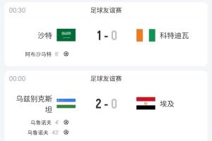 亞洲足球在進(jìn)步！日本+沙特+烏茲別克連克非洲球隊，贏下埃及等隊