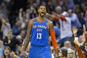 他還在貢獻(xiàn)！喬治復(fù)出再送快船一敗 雷霆又笑了~