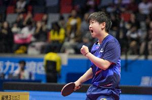 河北3-0黑龍江晉級乒乓球女團(tuán)決賽：孫穎莎3-0取勝，何卓佳拿兩分