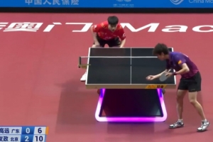 北京隊總比分3-0戰(zhàn)勝廣東隊，晉級全運會乒乓球男團(tuán)決賽
