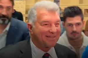 給梅西立雕像？拉波爾塔：還未向他提及此想法，會(huì)在適當(dāng)時(shí)候提出