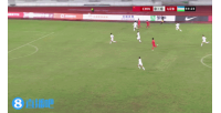 U22國足流暢配合！楊希禁區(qū)內(nèi)倒地，但裁判表示沒有點(diǎn)球
