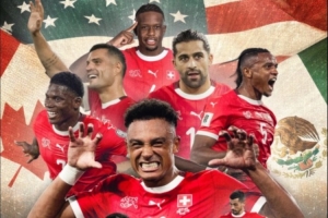 連續(xù)6屆晉級世界杯，瑞士隊(duì)官方發(fā)文慶祝