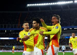 迪亞斯21球位列哥倫比亞隊(duì)史射手榜第四，法爾考、J羅前二