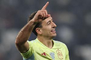 西班牙隊史105年來首人！奧亞薩瓦爾連續(xù)9場比賽有進球或助攻