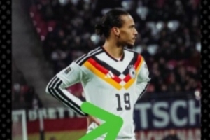 雙響建功！德國隊(duì)官方：薩內(nèi)獲球迷半數(shù)投票，當(dāng)選隊(duì)內(nèi)本輪最佳