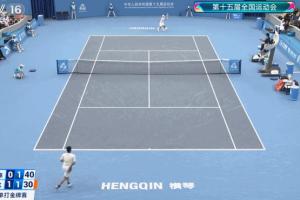 有些急躁！商竣程回球沒(méi)過(guò)網(wǎng)，氣到將球拍摔在地上