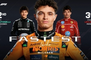 F1拉斯維加斯站二練：諾里斯最快，安東內(nèi)利、勒克萊爾分居二三