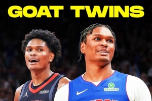 美媒曬奧薩爾&阿門數(shù)據(jù)：湯普森兄弟或是NBA雙胞胎的GOAT