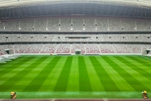 西安國際足球中心草皮已重新鋪設，預期明年3月達國際賽事標準