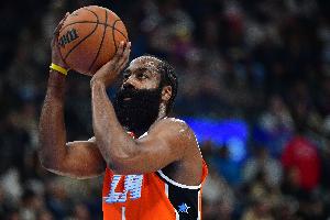 哈登14戰(zhàn)場均26.5分&創(chuàng)離開火箭后新高 也是個(gè)人生涯開賽季第六高