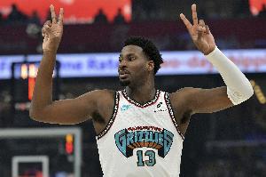 明天灰熊客戰(zhàn)獨(dú)行俠 小賈倫·杰克遜因右腳踝扭傷小概率出戰(zhàn)