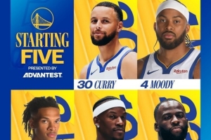 主場迎戰(zhàn)開拓者！勇士首發(fā)：庫里、穆迪、理查德、巴特勒、追夢