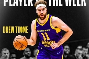 G聯(lián)盟周最佳！美記：湖人正在敲定與前鋒德魯·蒂米的雙向合同