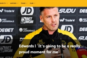 狼隊(duì)新帥愛德華茲：迫不及待首秀，這是11年前執(zhí)教U18時(shí)的愿望