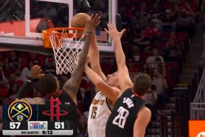 為噴火龍正名！約基奇點(diǎn)飛申京 突破內(nèi)線單臂隔扣&個(gè)人連得9分！