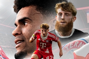 劍指三分！拜仁發(fā)布對陣弗賴堡海報：迪亞斯、卡爾、貝斯特出鏡