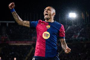 每體：拉菲尼亞已經(jīng)恢復(fù)合練，有望復(fù)出參加巴薩vs畢巴的西甲聯(lián)賽