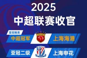 ??2025中超大結(jié)局：海港奪冠申花亞軍 法比奧金靴 亞泰梅州降級(jí)