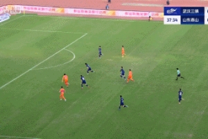 這下真進(jìn)了！澤卡接直塞左腳推射破門，克雷桑直塞助攻，泰山1-0