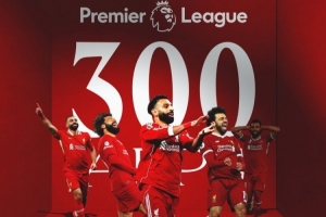 188球89助攻！利物浦官方：薩拉赫解鎖紅軍生涯英超300場里程碑