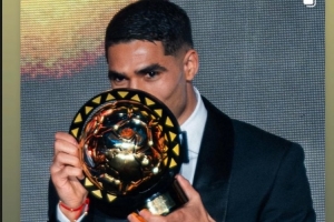 阿什拉夫當選非洲足球先生，拉莫斯社媒：祝賀我的兄弟，Number 1