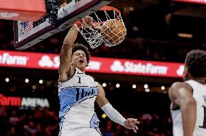 新鷹王？杰倫·約翰遜最近5場場均25分11.8板9.2助2.4斷