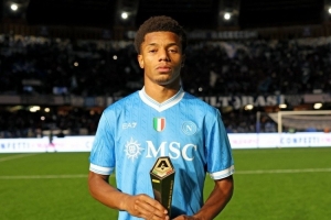 梅開二度！內(nèi)雷斯當(dāng)選那不勒斯vs亞特蘭大全場最佳球員