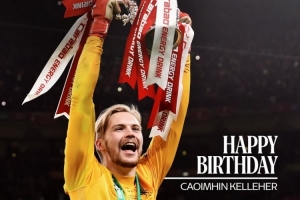 利物浦祝凱萊赫27歲生日快樂，效力期間出戰(zhàn)67場丟79球