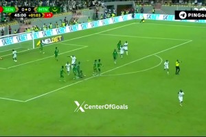 這球漂亮！馬內(nèi)精彩任意球破門，幫助塞內(nèi)加爾隊領(lǐng)先