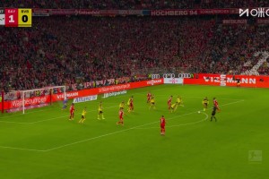 【集錦】德甲-凱恩建功+聯(lián)賽12球奧利塞破門 拜仁2-1送多特首敗