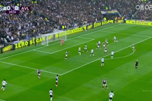 美妙的傳中！庫(kù)杜斯傳中助攻本坦庫(kù)爾先拔頭籌，熱刺1-0維拉！