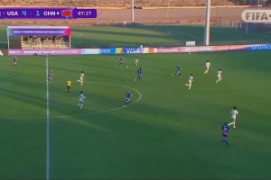 毫無還手之力！馬爾瑟姆單刀破門達(dá)雙響，U17美國女足5-1中國女足