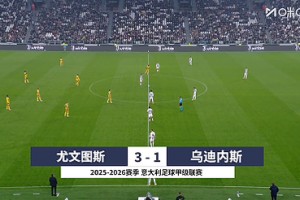 【集錦】意甲-DV9、伊爾迪茲點射 尤文3-1烏迪內斯終結八場不勝