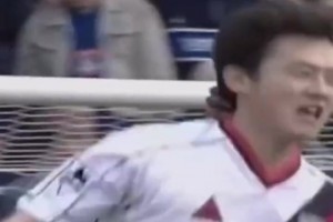 中國球員的英超首球！孫繼海魚躍沖頂頭球破門！