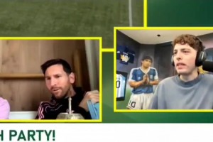 又是馬黛茶！梅西對主播說： 你也是皇家馬德里隊的球迷嗎？